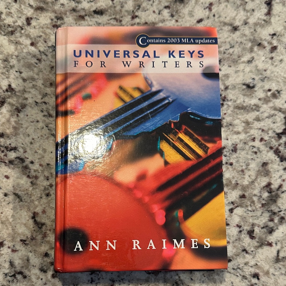 Universal Keys for Writers Book